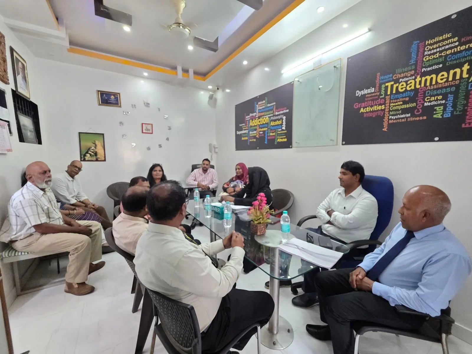 Maldives Drug Court judges and lawyers at the centre, Kripa Revival Centre