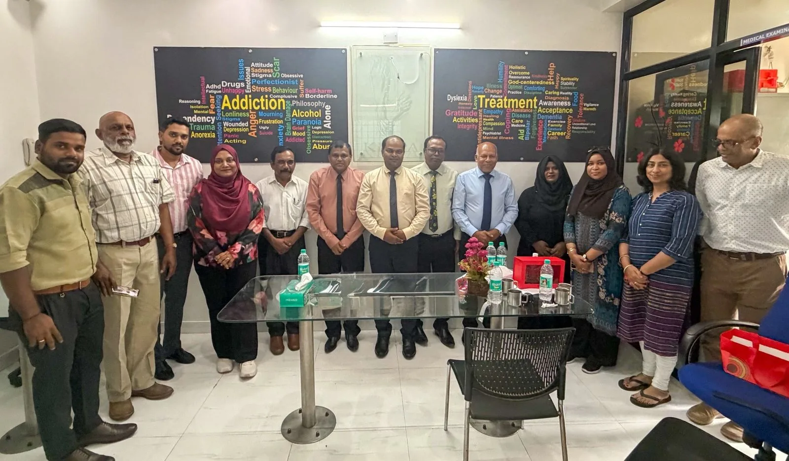Maldives Drug Court judges and lawyers with the Kripa team, Kripa Revival Centre