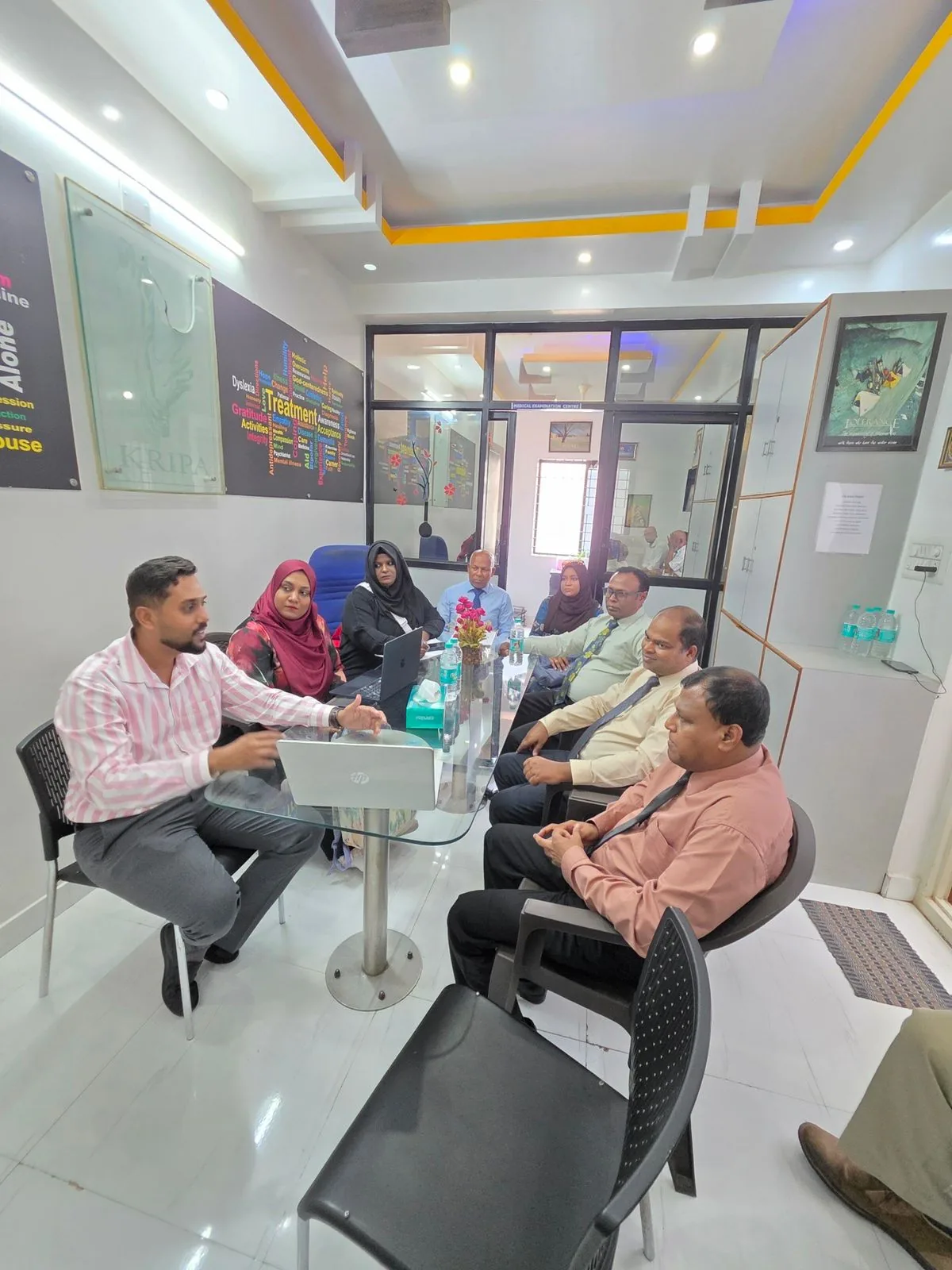 Interaction with the Maldives Drug Court delegation, Kripa Revival Centre