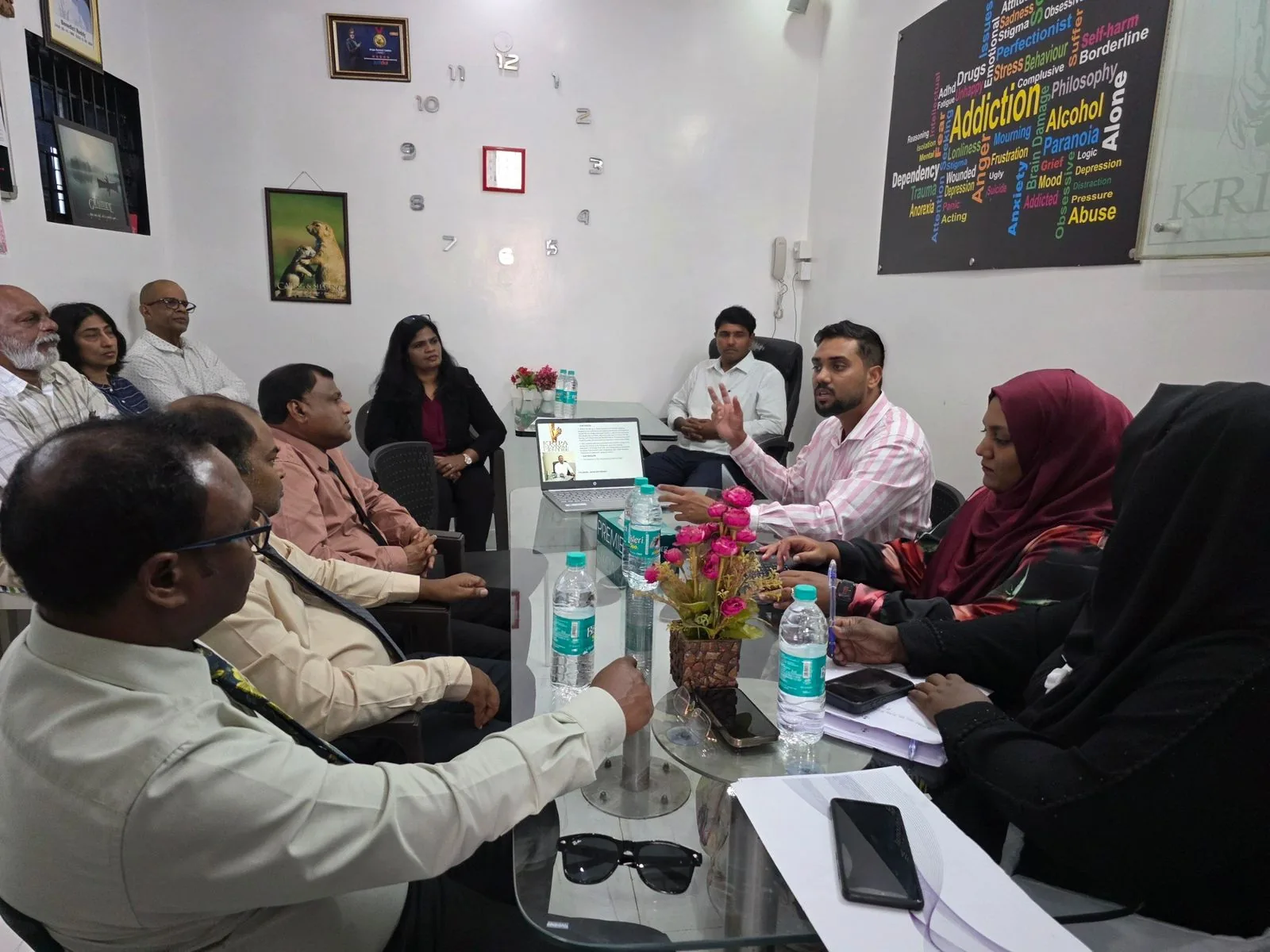 Discussion with the Maldives Drug Court judges, Kripa Revival Centre