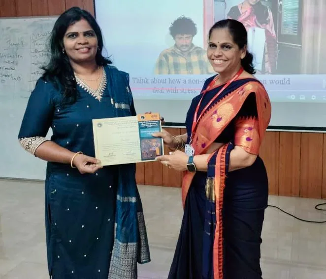 Shiva Kumari - completed certification course from NIMHANS on Mental Health Program, Kripa Revival Centre