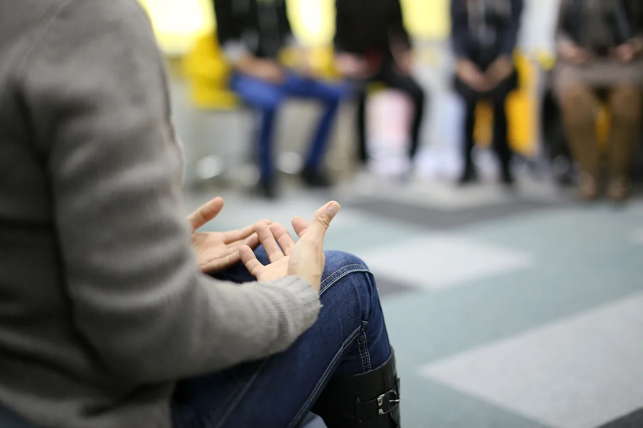 Group therapy at Kripa Revival Centre